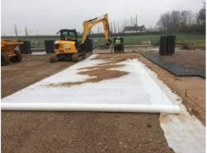 picture showing geotextile sheet