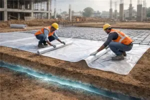 LDPE liner in construction